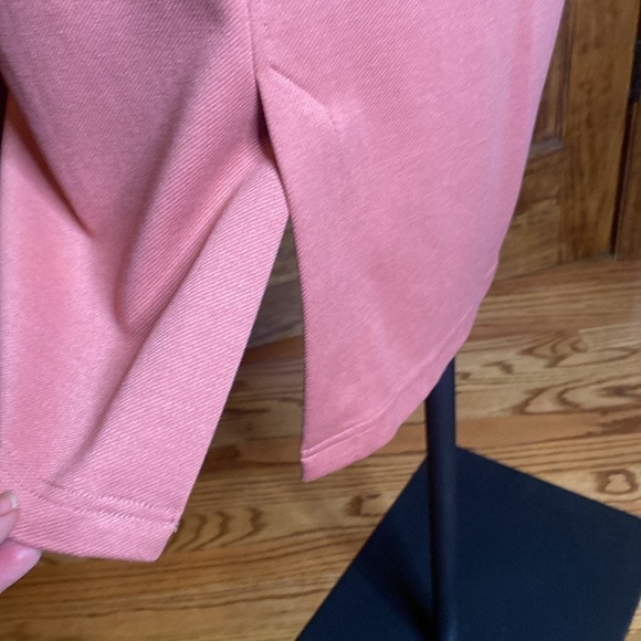 Blush Pink Rose Long Cozy Duster Cardigan with Pockets Sz M - Picture 8 of 10